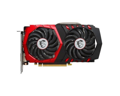 Видеокарта 4Gb PCI-E DDR5 MSI GTX 1050 Ti GAMING 4G (RTL) DVI+HDMI+DP GTX1050Ti