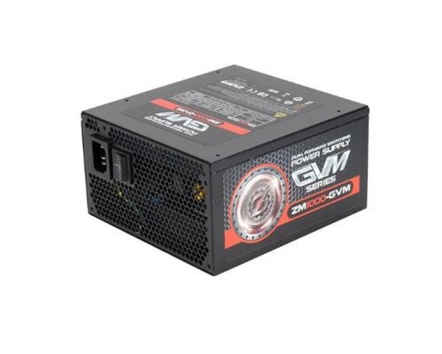 Блок питания Zalman 1000W ZM1000-GVM v2.31, A.PFC, 80 Plus Bronze, Fan 12 cm, Semi Modular, Retail