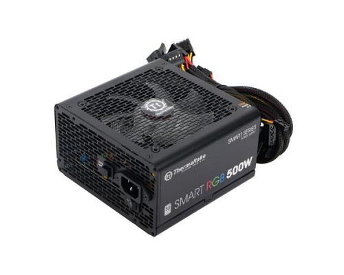 Блок питания Thermaltake Smart RGB 500W (PS-SPR-0500NHSAWE-1) v2.3,A.PFC,80 Plus,Fan 12 см,Retail