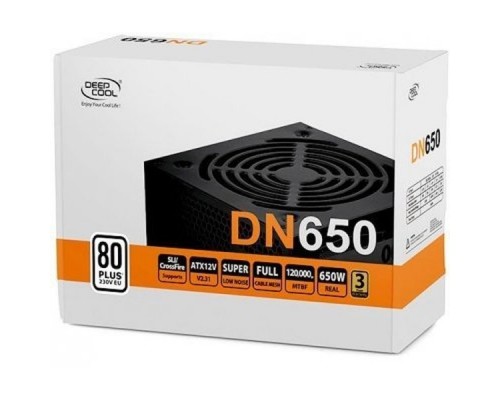 Блок питания Deepcool Nova DN650 80+ (ATX 2.31, 650W, PWM 120mm fan, 80 PLUS, Active PFC, 5*SATA) RET