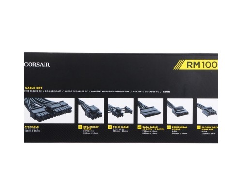 Блок питания Corsair RM1000x  [CP-9020094-EU] 1000 Watt 80 PLUS® Gold Certified Fully Modular PSU, RTL