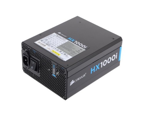 Блок питания Corsair 1000W (HX1000i) v.2.4,A.PFS,80 Plus Platinum,Fan 14 cm,Fully Modular,Retail