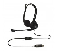 Гарнитура проводная Logitech Stereo Headset 960 USB [981-000100]                                                                                                                                                                                          