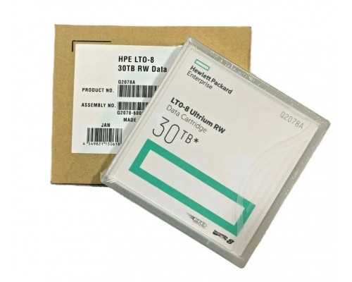 Картридж HPE Q2078A LTO-8 Ultrium 30TB RW Data