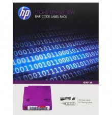 Датакартридж HP Q2013A LTO-6 Ultrium 6.25TB RW bar code label pack (100data+10clean) for C7976A                                                                                                                                                           