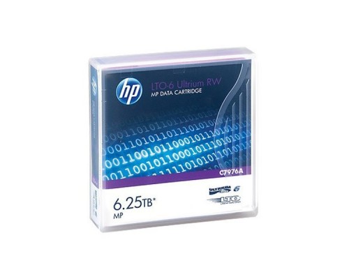 Датакартридж HP C7976A LTO-6 Ultrium 6.25TB RW