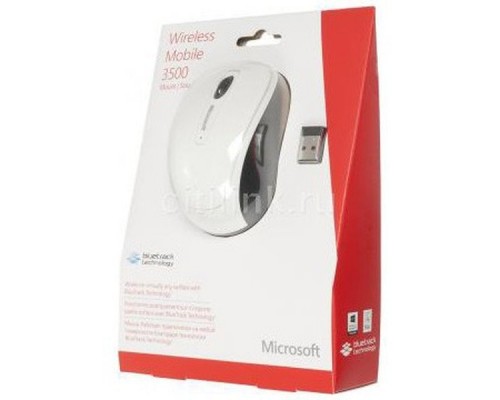 Мышь Microsoft Mobile 3500 White беспроводная GMF-00294