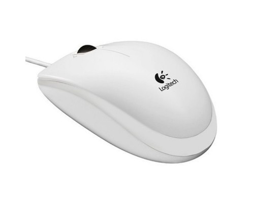 Мышь Logitech B100 White USB 910-003360