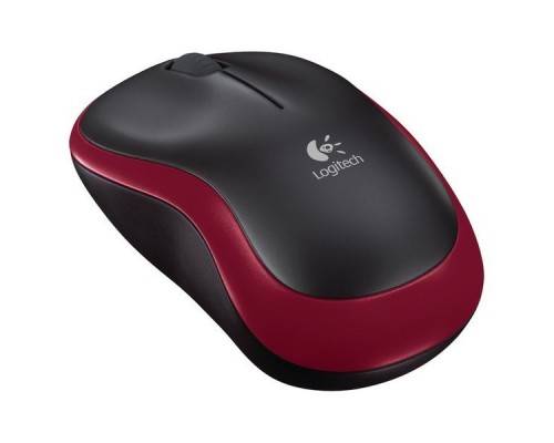 Мышь Logitech M185 Red беспроводная 910-002240