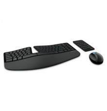 Комплект (клавиатура + мышь) Microsoft Sculpt Ergonomic Desktop беспроводной L5V-00017                                                                                                                                                                    