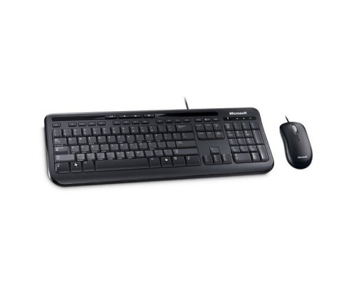 Комплект (клавиатура + мышь) Microsoft Wired Keyboard Desktop 600 USB APB-0001