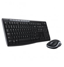 Комплект беспроводной клавиатура + мышь Logitech MK270, Black, оригинальная заводская РУС гравировка [920-004518]                                                                                                                                         