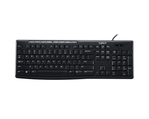 Клавиатура Logitech Keyboard Media K200 USB Ret