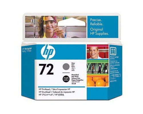 Печатающая головка HP C9380A (№72) серая и черная фото (6000 стр)