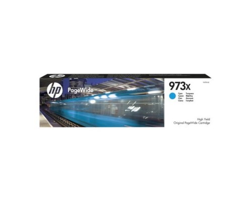 Картридж HP F6T81AE 973X струйный голубой увеличенной емкости (7000 стр)