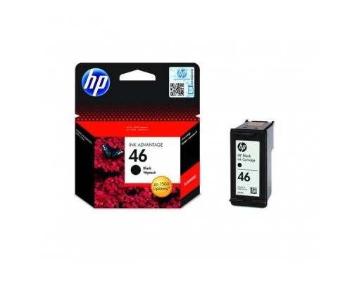 Картридж HP CZ637AE №46 Black 1.5K для Deskjet Ink Advantage 2020hc Printer / 2520hc (ориг.)