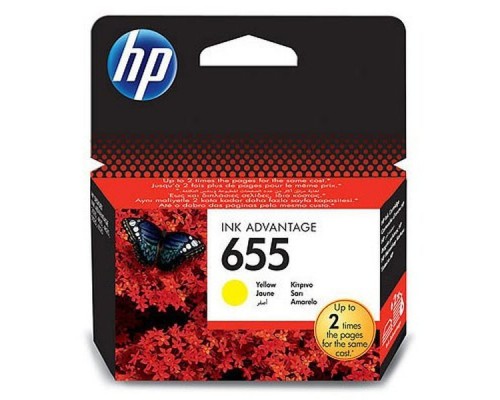 Картридж струйный HP CZ112AE (№655) Желтый