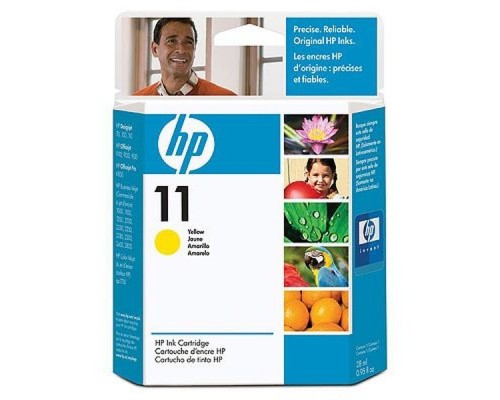 Картридж HP 11 струйный желтый (2550 стр)