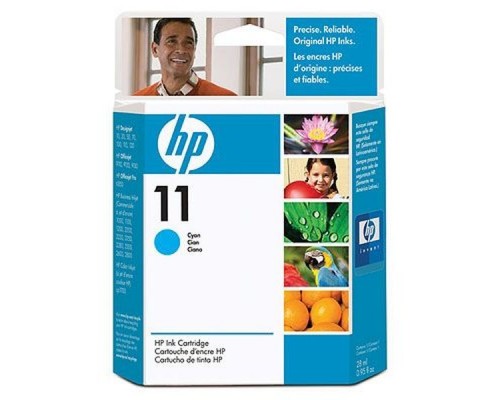 Картридж HP 11 струйный голубой (2350 стр)