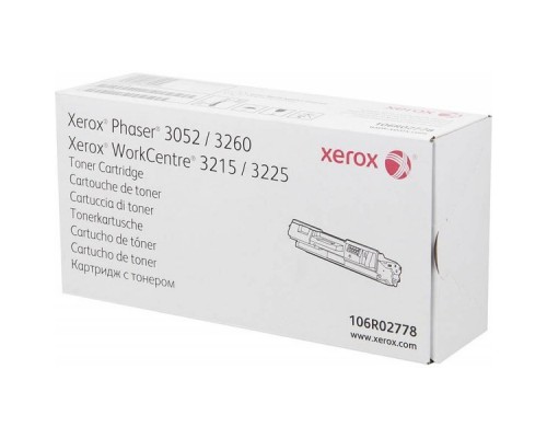 Тонер-картридж XEROX Phaser 3052/3260/WC 3215/25 3K (106R02778)
