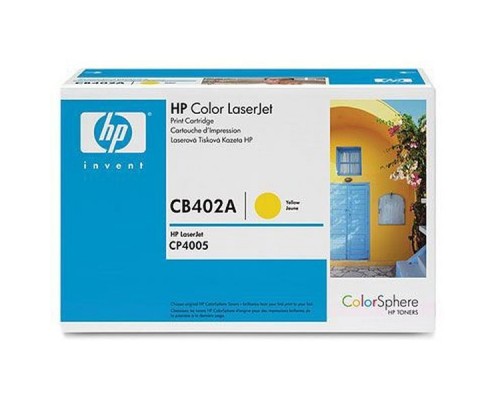 Оригинальный картридж hp CB402A (642A) желтый