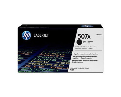 Оригинальный картридж hp CE400A № 507A чёрный