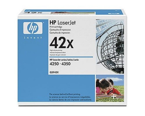 Оригинальный картридж hp Q5942XD № 42XD чёрный , двойная упаковка повышенной ёмкости