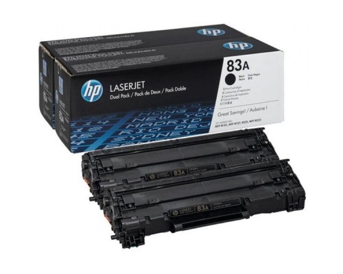 Оригинальный картридж hp CF283AF HP 83A лазерный упаковка 2шт (2*1500 стр)