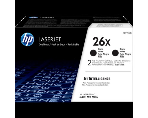 Картридж HP CF226XF 26X Double Black для LJ M402/M426 9K (ориг.)