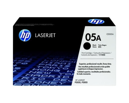 Оригинальный картридж hp CE505A № 05A чёрный