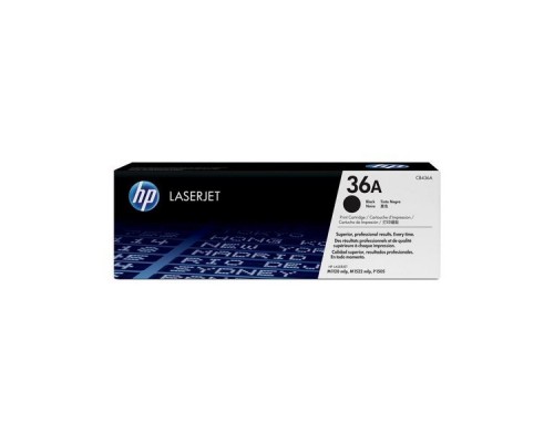 Оригинальный картридж hp CB436A № 36A чёрный