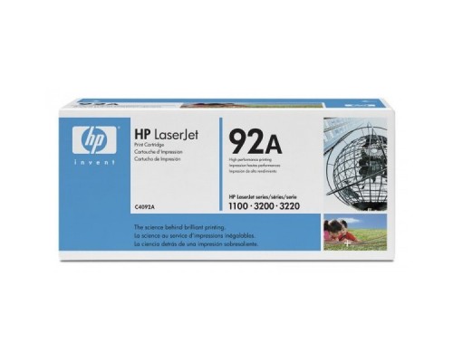 Оригинальный картридж hp C4092A (№92A), чёрный