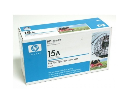 Оригинальный картридж hp C7115A (№15A) чёрный