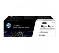 Оригинальный картридж hp CF400XD № 201XD чёрный , двойная упаковка CF400X                                                                                                                                                                                 