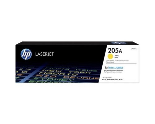 Оригинальный картридж hp CF532A № 205A жёлтый