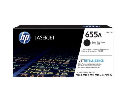 Оригинальный картридж hp CF450A 655A лазерный черный (12500 стр)