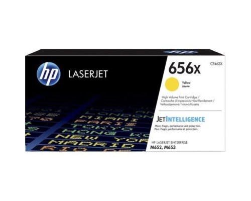 Оригинальный картридж hp CF462X 656X High Yield Yellow для HP CLJ M652/M653 (CF462X) 22000 стр