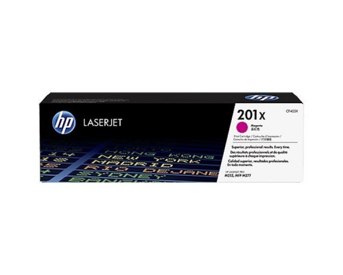 Оригинальный картридж hp CF403X № 201X пурпурный , повышенной ёмкости