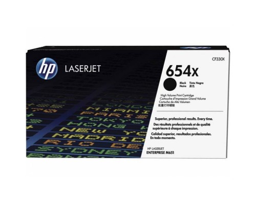 Оригинальный картридж hp CF330X (№654X) Чёрный