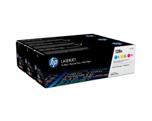 Оригинальный картридж hp CE321/2/3A № 128A мульти-упаковка