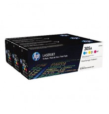 Оригинальный картридж hp CE411/2/3A № 305A мульти-упаковка                                                                                                                                                                                                