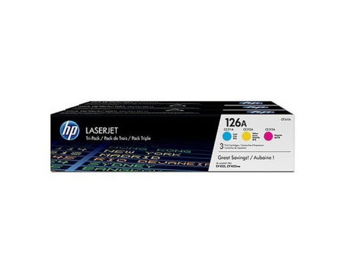 Оригинальный картридж hp CE311/2/3A № 126A мульти-упаковка