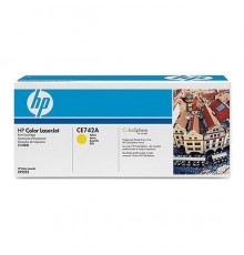 Оригинальный картридж hp CE742A (№307A) жёлтый                                                                                                                                                                                                            