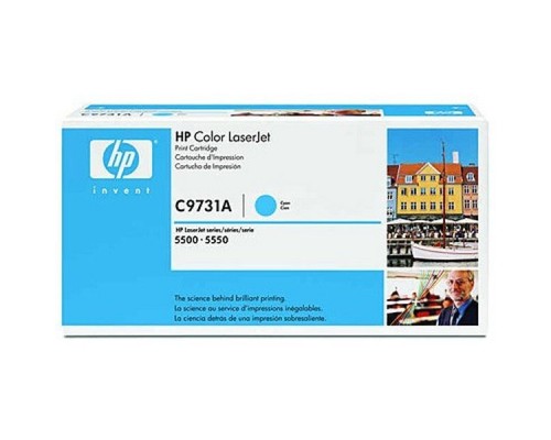 Оригинальный картридж hp C9731A № 645A голубой