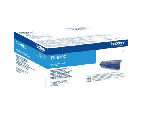 Тонер TN-910C для Brother HLL9310CDW/MFCL9570CDW голубой (9000стр)