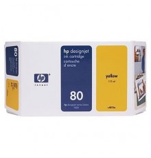 Картридж HP C4873A №80 Yellow для DesignJet 1050/1055 (ориг.)                                                                                                                                                                                             