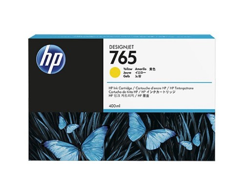 Картридж струйный HP 765 F9J50A желтый (400мл) для HP DJ T7200