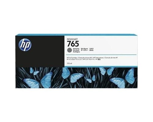 Картридж струйный HP 765 F9J54A темно-серый (775мл) для HP Designjet T7200