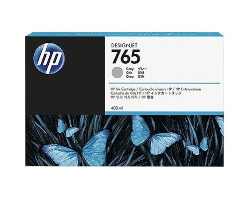 Картридж струйный HP 765 F9J53A серый (400мл) для HP Designjet T7200