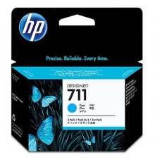 Картриджи HP 711 с голубыми чернилами 29 мл, 3 шт. в упаковке                                                                                                                                                                                             